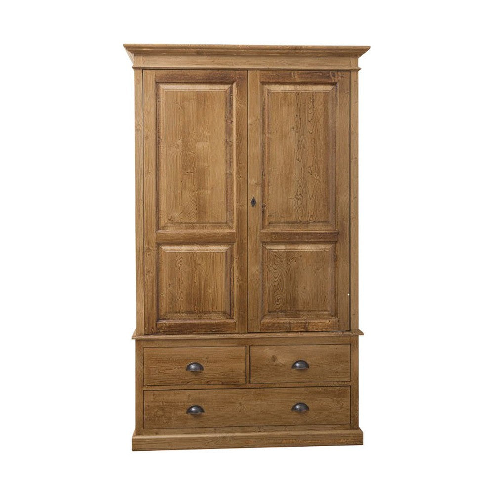 MAISON fenyőfa gardróbszekrény 197 cm