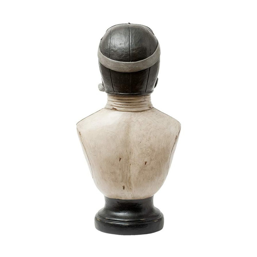 Fub Funky stílusú, pilótás kutya mellszobor