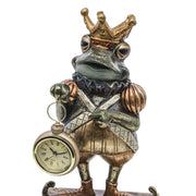 Fub Funky stílusú, 26 cm magas békakirályfi figura zsebórával