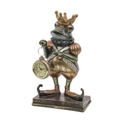 Fub Funky stílusú, 26 cm magas békakirályfi figura zsebórával