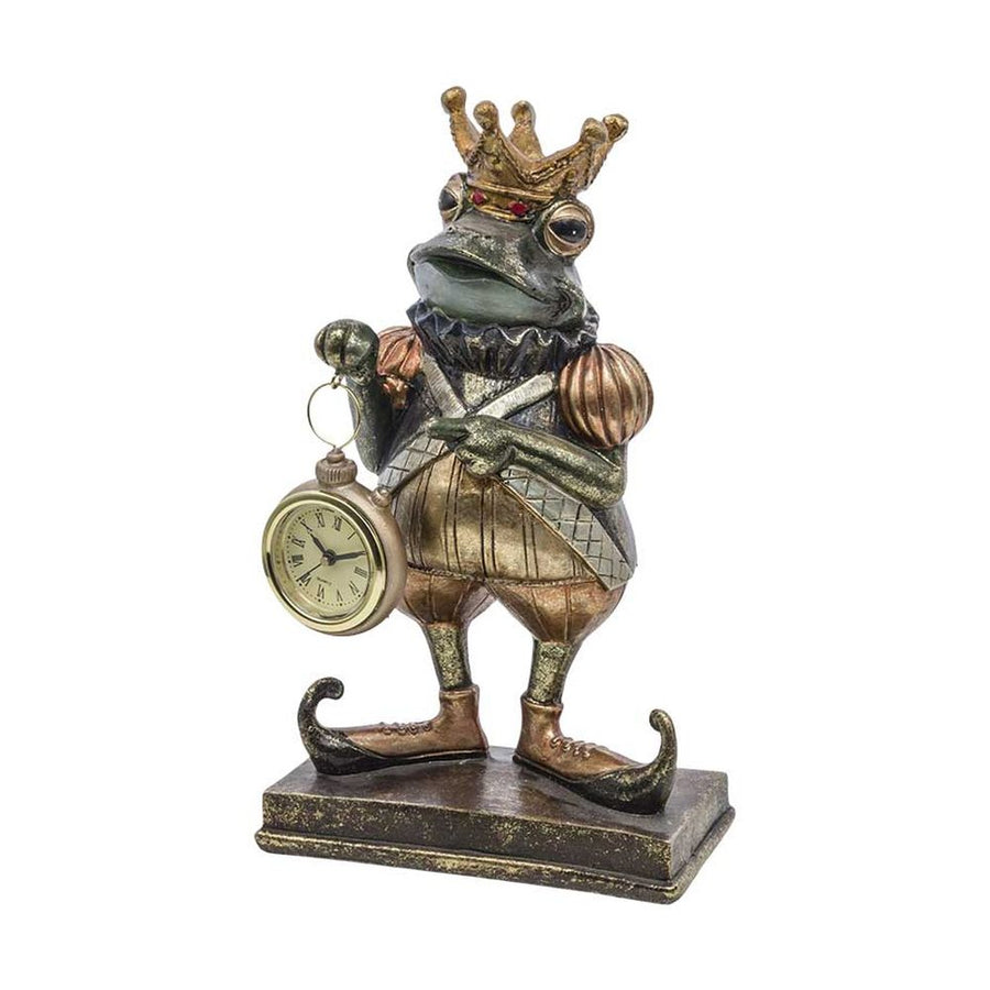 Fub Funky stílusú, 26 cm magas békakirályfi figura zsebórával