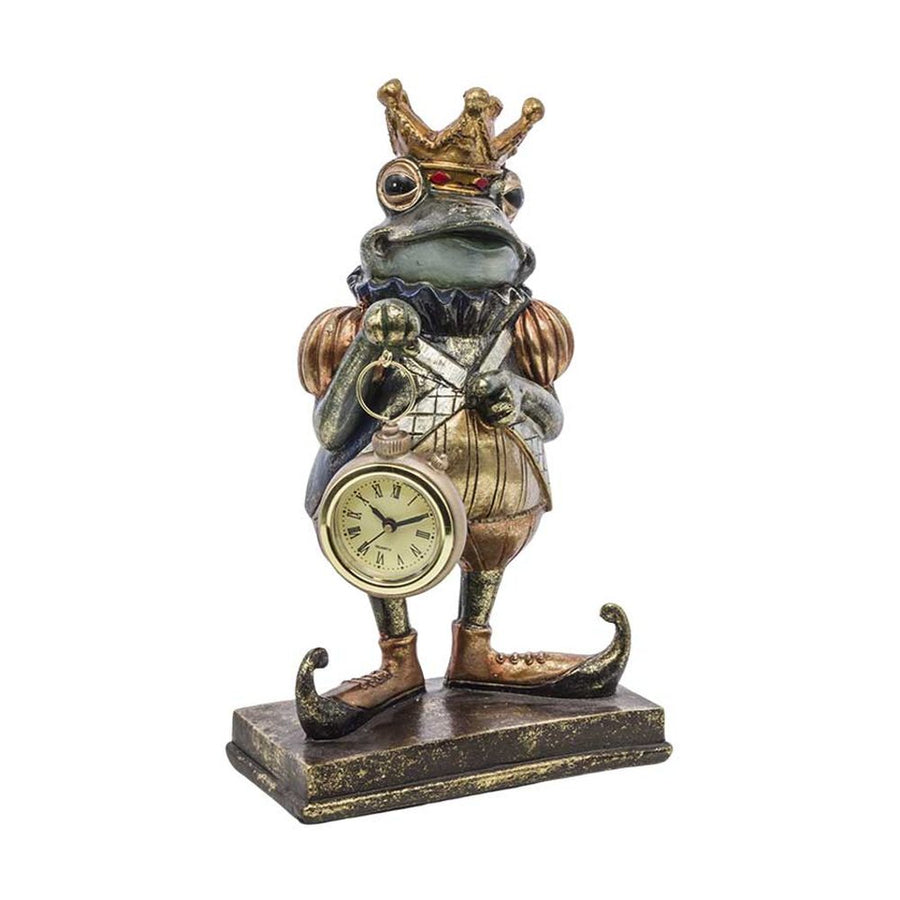 Fub Funky stílusú, 26 cm magas békakirályfi figura zsebórával