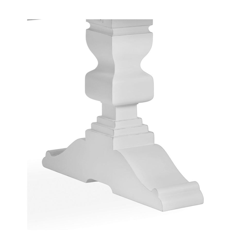 Tömör mindifából készült, modern-vidéki stílusú, 200 cm hosszú, kézműves étkezőasztal.