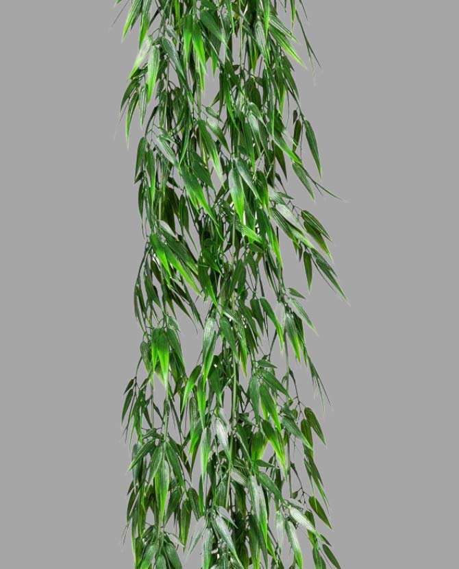 Bambusz csüngő műnövény.