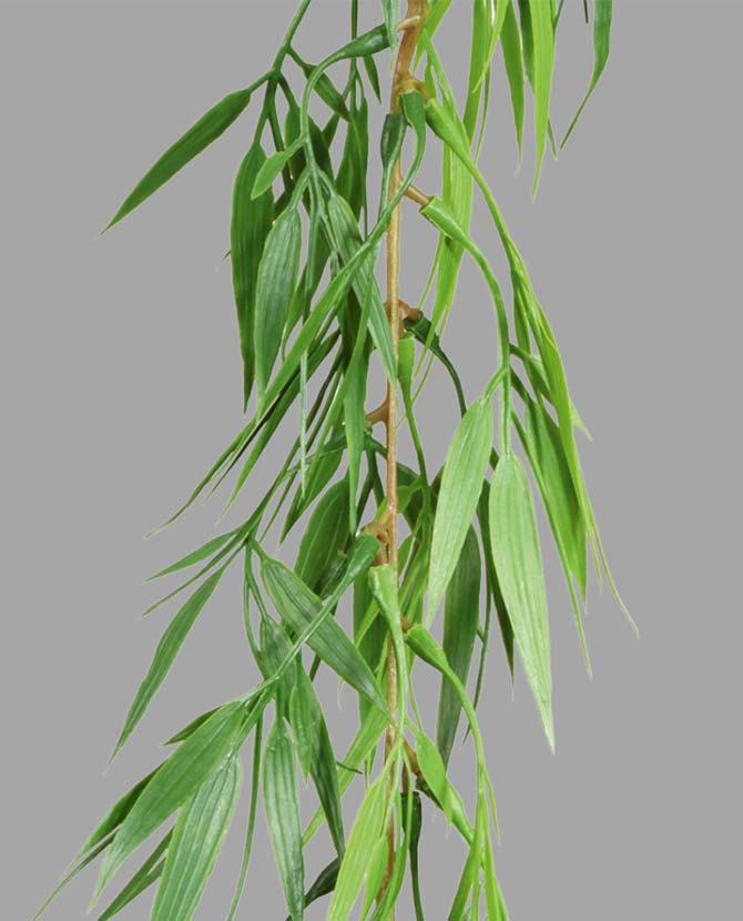Bambusz girland műnövény.