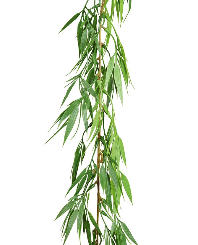 Bambusz girland műnövény.
