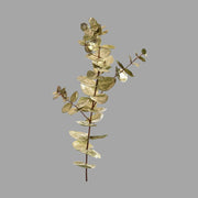 Fényes, aranyszínű levelekkel rendelkező dekor eukaliptusz ág műnövény.