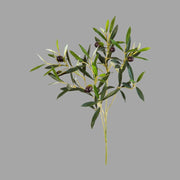 Olíva ág műnövény, 6 darab olajbogyóval.