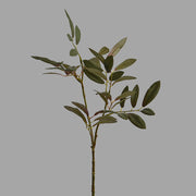 Őszi hangulatú, 41 cm magas, zöldesszürke színű olíva pick műnövény.