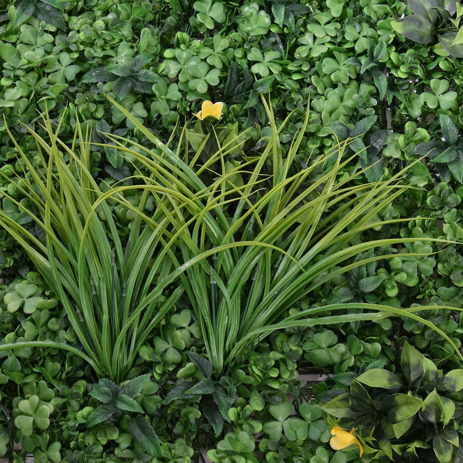 Mű növényfal panel 100 x 100 cm fű mix "Gramineae"