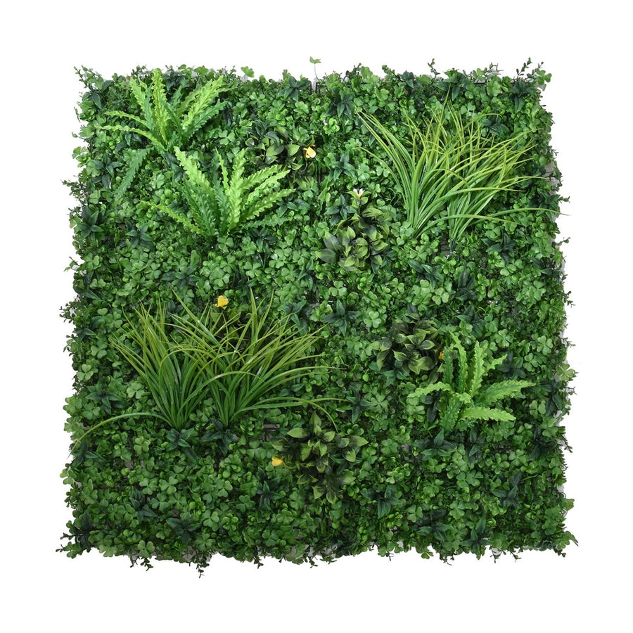 Mű növényfal panel 100 x 100 cm fű mix "Gramineae"