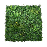 Mű növényfal panel 100 x 100 cm fű mix "Gramineae"