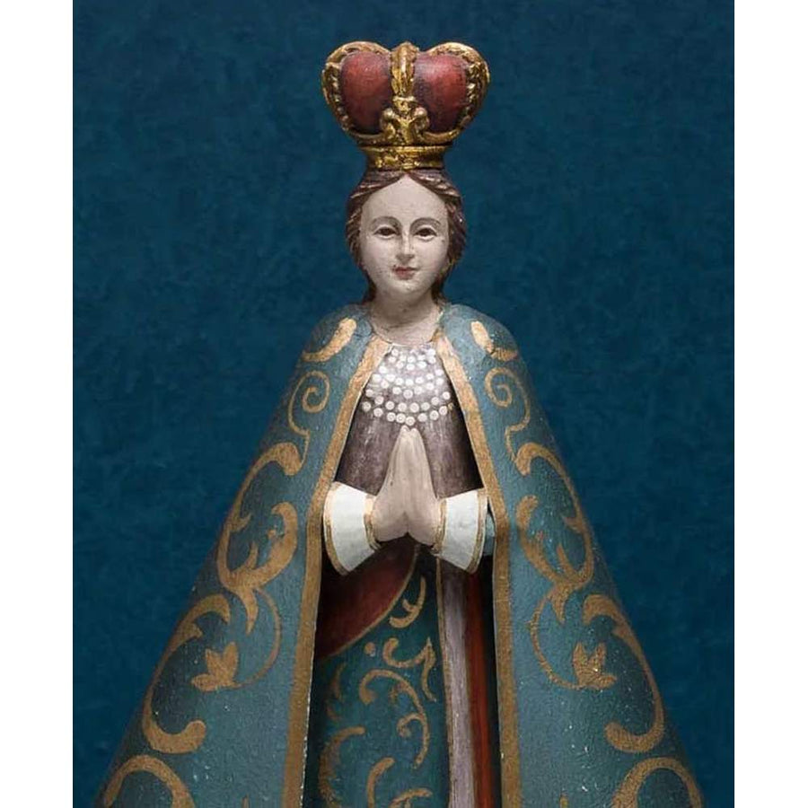 Ocotláni Szűzanyát ábrázoló figura.