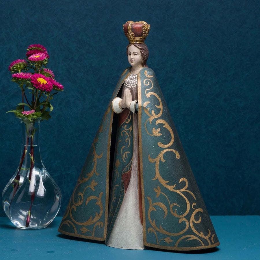 Ocotláni Szűzanyát ábrázoló figura.