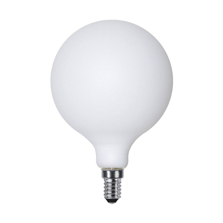 Matt felületű opál LED izzó.