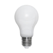 Matt felületű opál LED izzó.