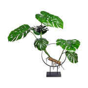 Exkluzív megjelenésű, modern, kortás stílusú, 100 cm magas, filodendron műnövény kompozíció.