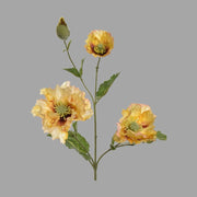 Sárga színű mű pipacs virág.