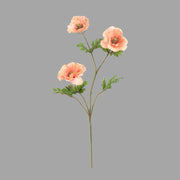 Barack színű mű pipacs virág.