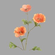 Narancssárga színű mű pipacs virág.