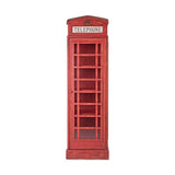 TELEPHONE piros telefonfülke vitrines könyvszekrény 180 cm