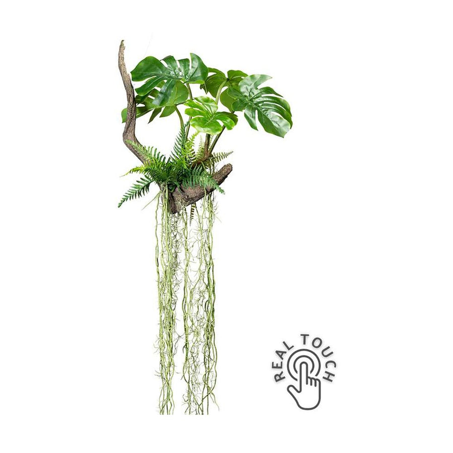 Mesterséges mű filodendron kompozíció 