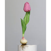 Rózsaszín színű hagymás mű tulipán