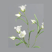 Prémium minőségű, 66 cm magas, élethű, fehér színű, mesterséges mű harangvirág