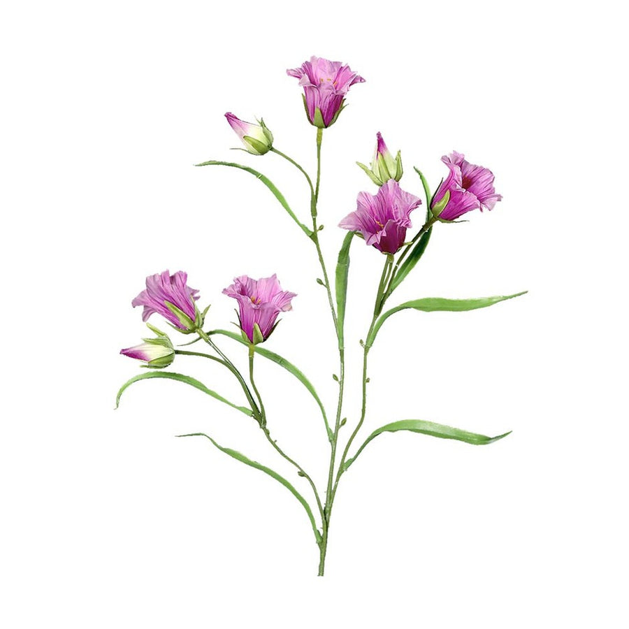 Prémium minőségű, 66 cm magas, élethű, lilásrózsaszín színű, mesterséges mű harangvirág