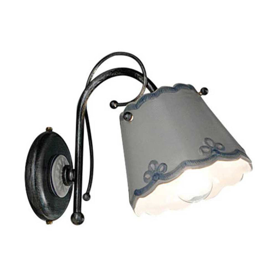 Kerámia falilámpa.