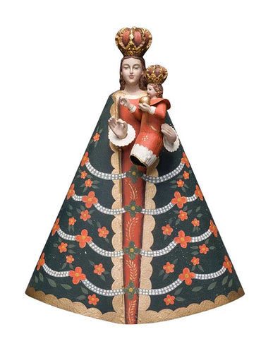 Rózsafűzér Királynője figura.