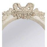 ANTOINETTE bézs masnis Shabby falitükör 91 cm