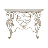 ANTOINETTE fehér shabby konzolasztal 112,5 cm