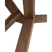 Nagyméretű, 220 cm hosszú és 90 cm széles, tömör trópusi suarfából készült modern skandináv stílusú étkezőasztal