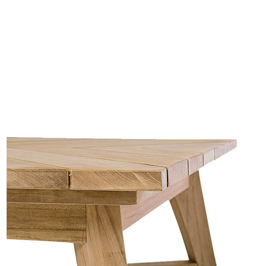 Prémium kategóriás, design teakfa dohányzóasztal