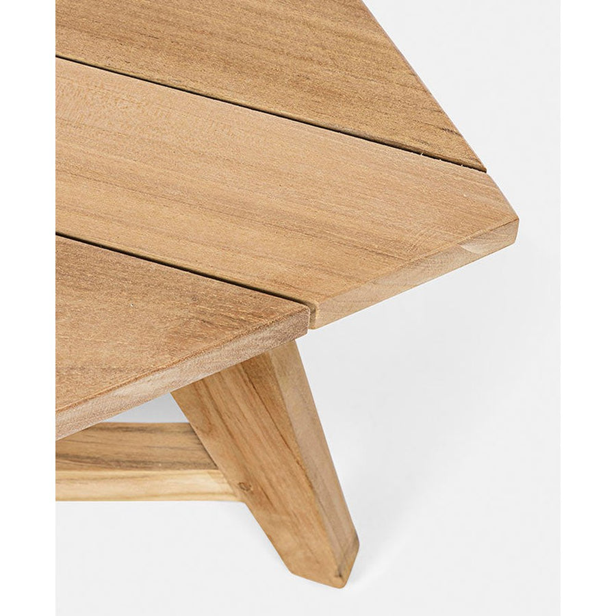 Prémium kategóriás, design teakfa dohányzóasztal