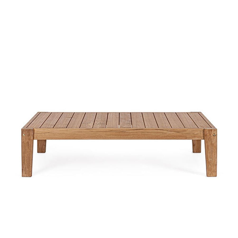 Prémium kategóriás, kortárs keleti stílusú, 120 cm hosszú és 80 cm széles teakfa kerti asztal