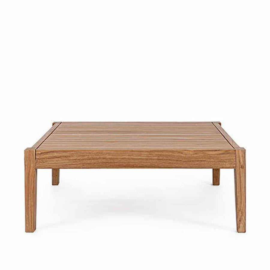 Prémium kategóriás, kortárs keleti stílusú, 120 cm hosszú és 80 cm széles teakfa kerti asztal