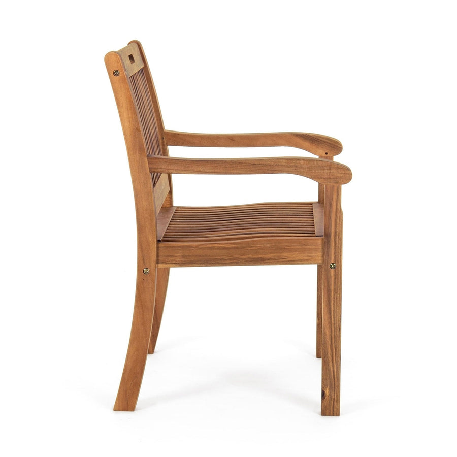 NOEMI natúr akácfa kerti karosszék