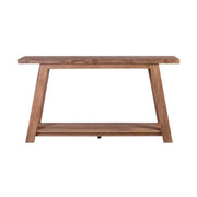 Teakfa konzolasztal.