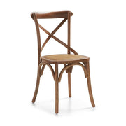 Thonet jellegű, barna színű tölgyfából készült étkezőszék.