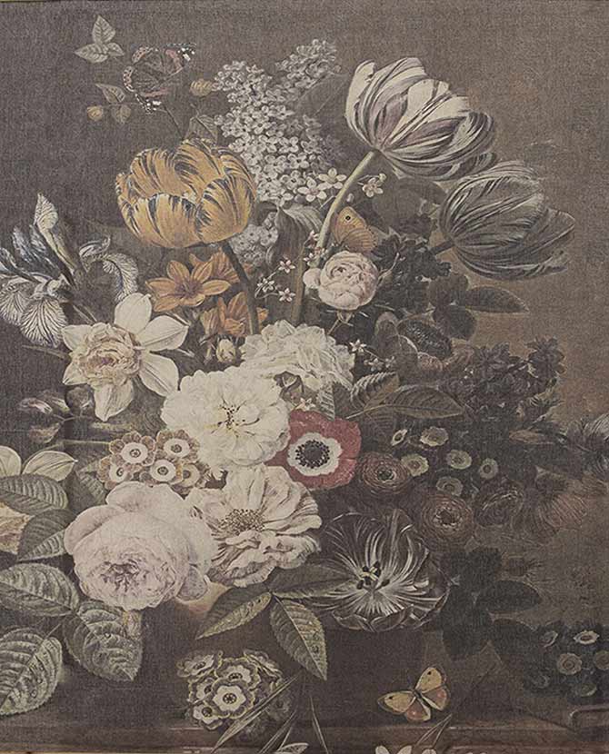 Vászonprint vintage virágcsendélet 100 cm