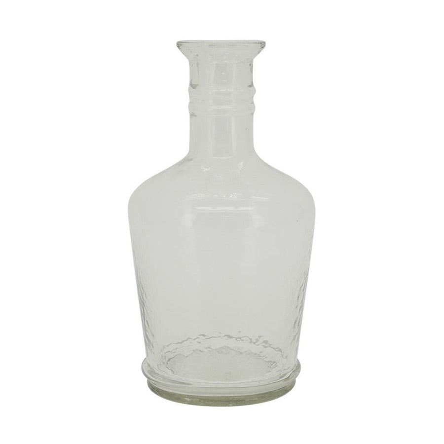 Vintage stílusú, vastag falú, vizes üvegpalack